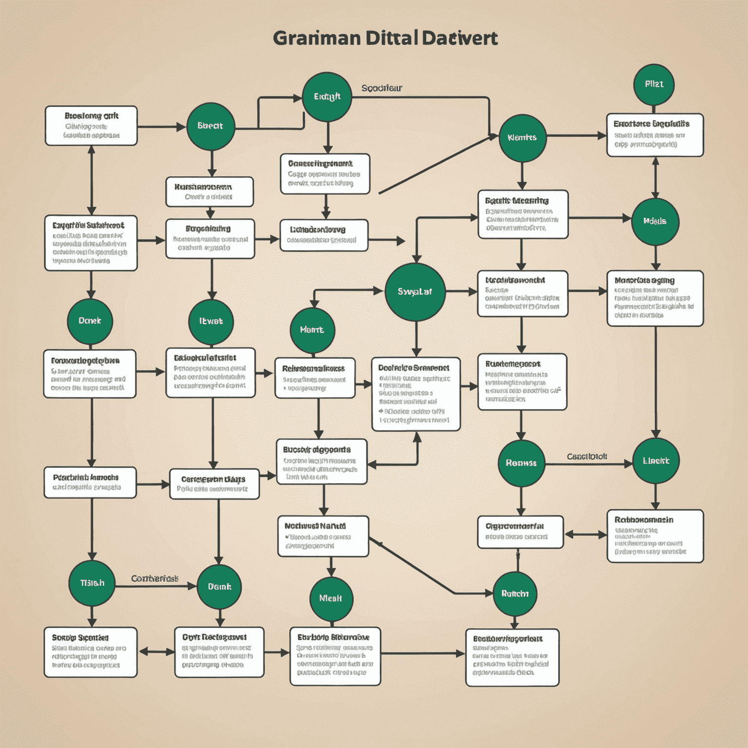 Diagrama que muestra el flujo de trabajo de Git con ramas y fusiones, adaptado con términos en español